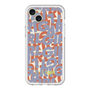 スリムプロテクションプレミアムケース with MagSafe［ ELLEgirl - ミックスロゴ - Purple ］