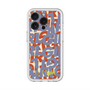 スリムプロテクションプレミアムケース with MagSafe［ ELLEgirl - ミックスロゴ - Purple ］