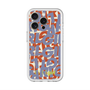 スリムプロテクションプレミアムケース with MagSafe［ ELLEgirl - ミックスロゴ - Purple ］