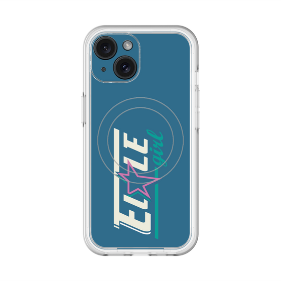 スリムプロテクションプレミアムケース with MagSafe［ ELLEgirl - レトロロゴ ］