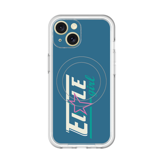 スリムプロテクションプレミアムケース with MagSafe［ ELLEgirl - レトロロゴ ］