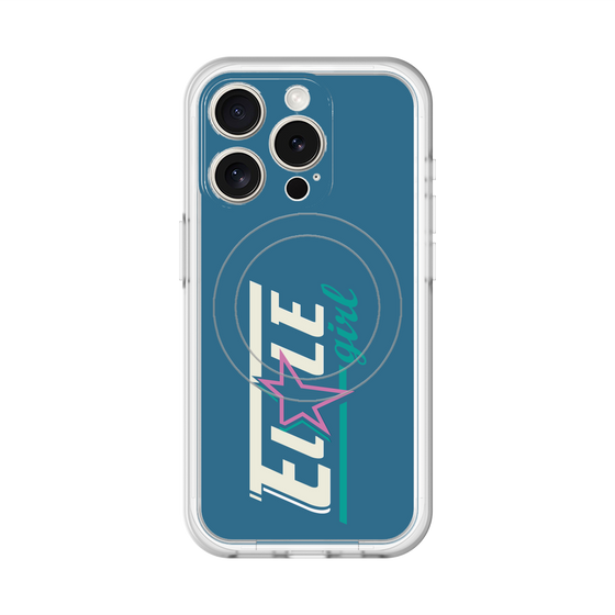 スリムプロテクションプレミアムケース with MagSafe［ ELLEgirl - レトロロゴ ］