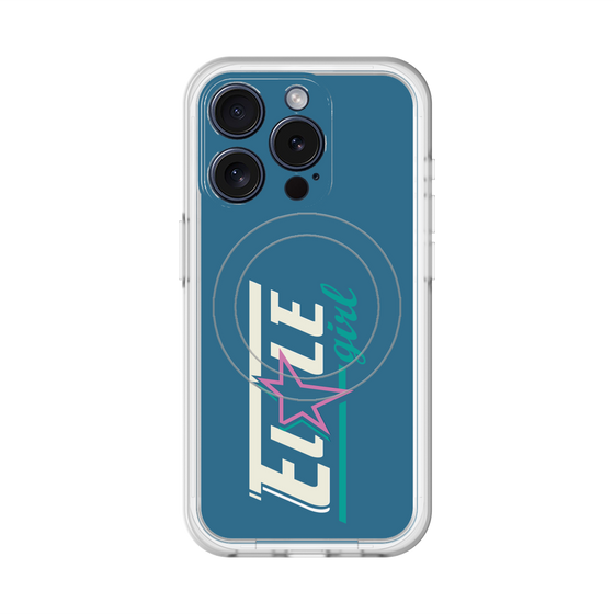 スリムプロテクションプレミアムケース with MagSafe［ ELLEgirl - レトロロゴ ］