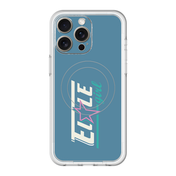 スリムプロテクションプレミアムケース with MagSafe［ ELLEgirl - レトロロゴ ］
