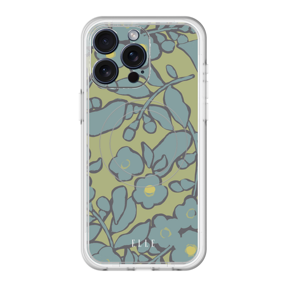 スリムプロテクションプレミアムケース with MagSafe［ ELLE - ボタニカル ］