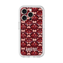 スリムプロテクションプレミアムケース with MagSafe［ ANNA SUI - バタフライハーツ - レッド ］