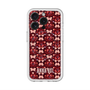スリムプロテクションプレミアムケース with MagSafe［ ANNA SUI - バタフライハーツ - レッド ］
