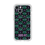 スリムプロテクションプレミアムケース with MagSafe［ ANNA SUI - バタフライハーツ - グリーン ］