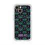 スリムプロテクションプレミアムケース with MagSafe［ ANNA SUI - バタフライハーツ - グリーン ］