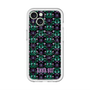 スリムプロテクションプレミアムケース with MagSafe［ ANNA SUI - バタフライハーツ - グリーン ］