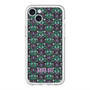 スリムプロテクションプレミアムケース with MagSafe［ ANNA SUI - バタフライハーツ - グリーン ］