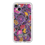 スリムプロテクションプレミアムケース with MagSafe［ ANNA SUI - ガーデンフワラー - マゼンタ ］
