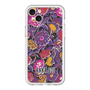 スリムプロテクションプレミアムケース with MagSafe［ ANNA SUI - ガーデンフワラー - マゼンタ ］