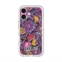 スリムプロテクションプレミアムケース with MagSafe［ ANNA SUI - ガーデンフワラー - マゼンタ ］
