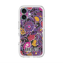 スリムプロテクションプレミアムケース with MagSafe［ ANNA SUI - ガーデンフワラー - マゼンタ ］