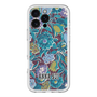 スリムプロテクションプレミアムケース with MagSafe［ ANNA SUI - ガーデンフワラー - シアン ］