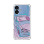 スリムプロテクションプレミアムケース with MagSafe［ CAPPUCCINO Halftone - Purple ］