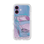スリムプロテクションプレミアムケース with MagSafe［ CAPPUCCINO Halftone - Purple ］