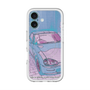 スリムプロテクションプレミアムケース with MagSafe［ CAPPUCCINO Halftone - Purple ］