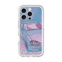 スリムプロテクションプレミアムケース with MagSafe［ CAPPUCCINO Halftone - Purple ］