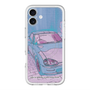 スリムプロテクションプレミアムケース with MagSafe［ CAPPUCCINO Halftone - Purple ］