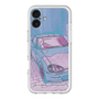 スリムプロテクションプレミアムケース with MagSafe［ CAPPUCCINO Halftone - Purple ］