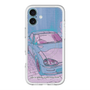 スリムプロテクションプレミアムケース with MagSafe［ CAPPUCCINO Halftone - Purple ］