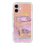 スリムプロテクションプレミアムケース with MagSafe［ CAPPUCCINO Halftone - Orange ］