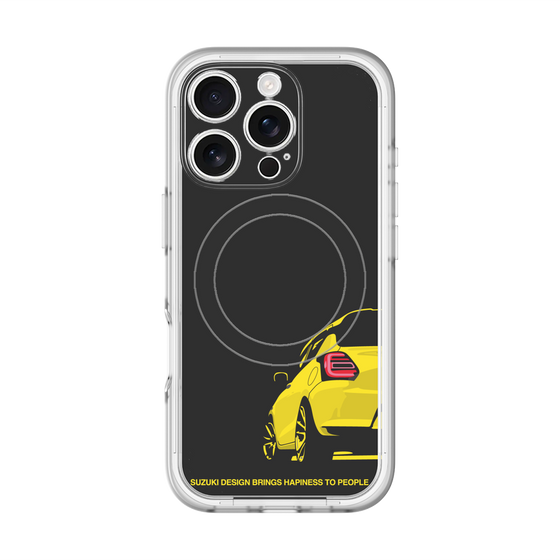 スリムプロテクションプレミアムケース with MagSafe［ SWIFT - Yellow ］