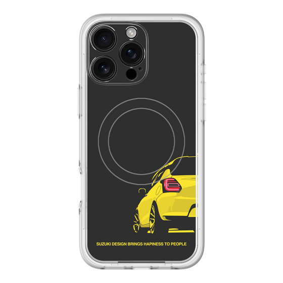 スリムプロテクションプレミアムケース with MagSafe［ SWIFT - Yellow ］