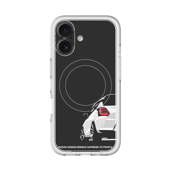 スリムプロテクションプレミアムケース with MagSafe［ SWIFT - White ］