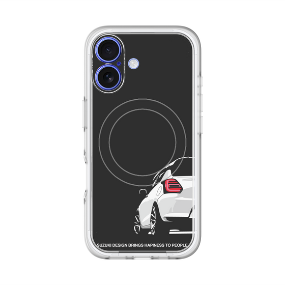 スリムプロテクションプレミアムケース with MagSafe［ SWIFT - White ］