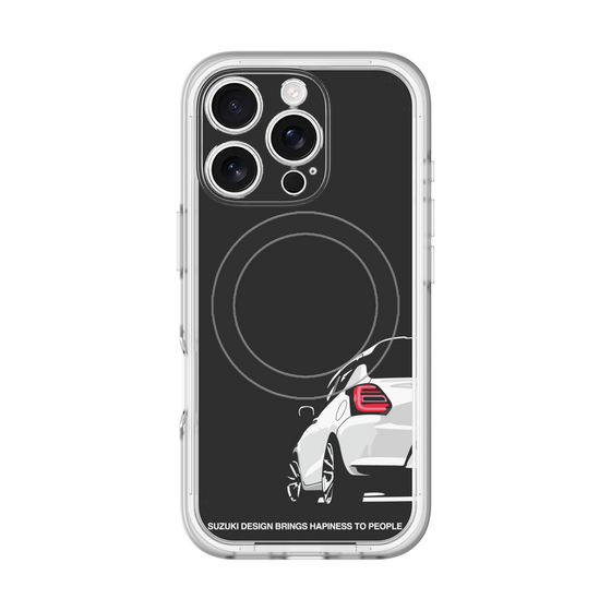 スリムプロテクションプレミアムケース with MagSafe［ SWIFT - White ］
