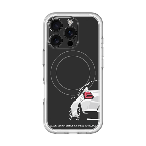 スリムプロテクションプレミアムケース with MagSafe［ SWIFT - White ］