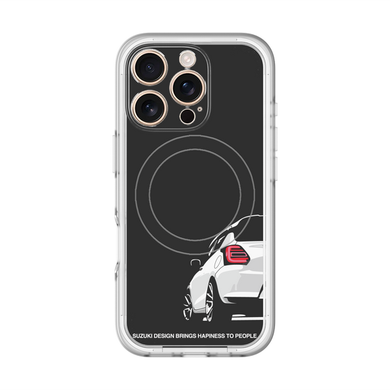 スリムプロテクションプレミアムケース with MagSafe［ SWIFT - White ］