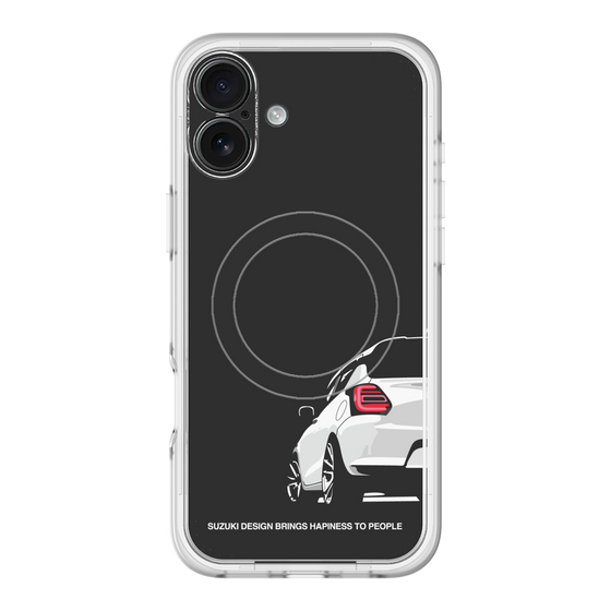 スリムプロテクションプレミアムケース with MagSafe［ SWIFT - White ］