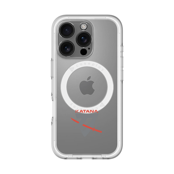 スリムプロテクションプレミアムケース with MagSafe［ KATANA logo ］