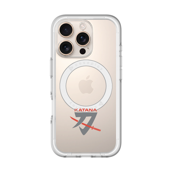 スリムプロテクションプレミアムケース with MagSafe［ KATANA logo ］