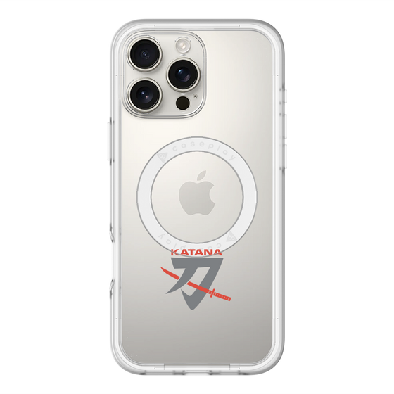 スリムプロテクションプレミアムケース with MagSafe［ KATANA logo ］