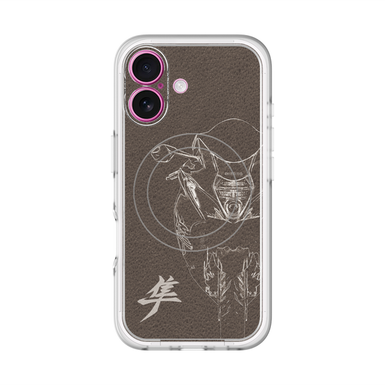 スリムプロテクションプレミアムケース with MagSafe［ Hayabusa Front ］