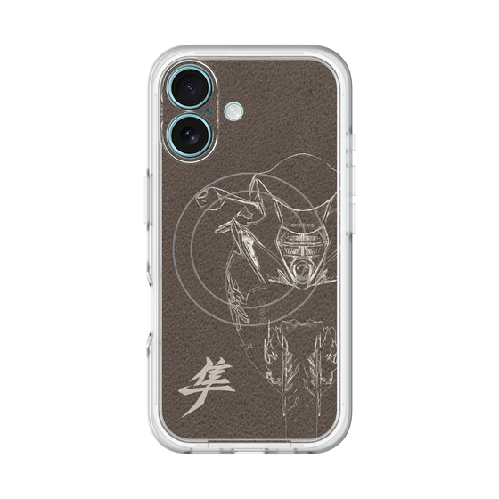 スリムプロテクションプレミアムケース with MagSafe［ Hayabusa Front ］