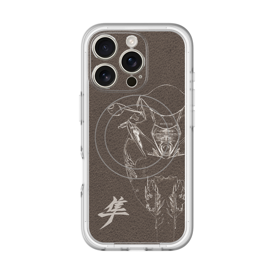 スリムプロテクションプレミアムケース with MagSafe［ Hayabusa Front ］