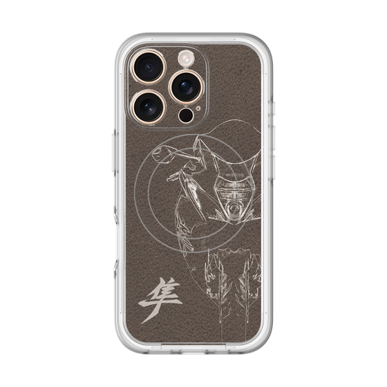 スリムプロテクションプレミアムケース with MagSafe［ Hayabusa Front ］