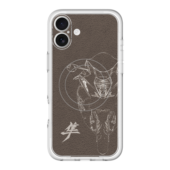 スリムプロテクションプレミアムケース with MagSafe［ Hayabusa Front ］