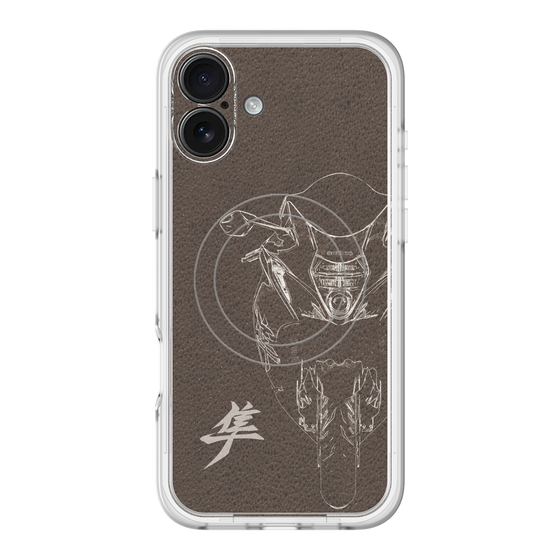 スリムプロテクションプレミアムケース with MagSafe［ Hayabusa Front ］