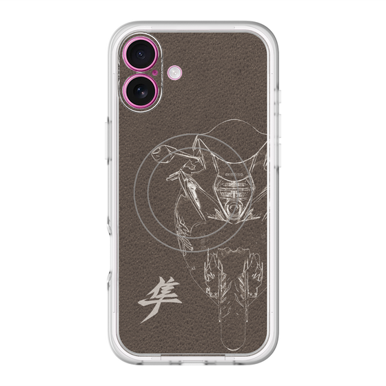 スリムプロテクションプレミアムケース with MagSafe［ Hayabusa Front ］