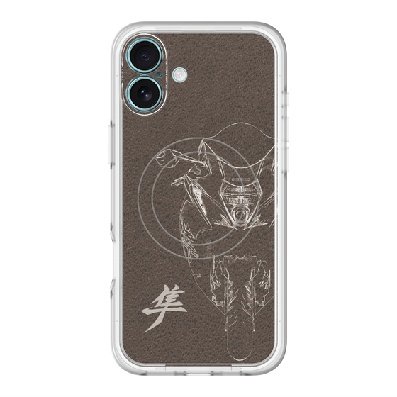 スリムプロテクションプレミアムケース with MagSafe［ Hayabusa Front ］