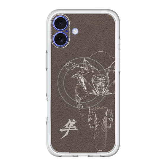 スリムプロテクションプレミアムケース with MagSafe［ Hayabusa Front ］