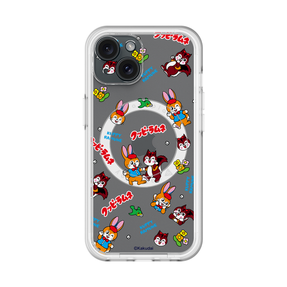 スリムプロテクションプレミアムケース with MagSafe［ クッピーラムネ - クッピーとラム ］
