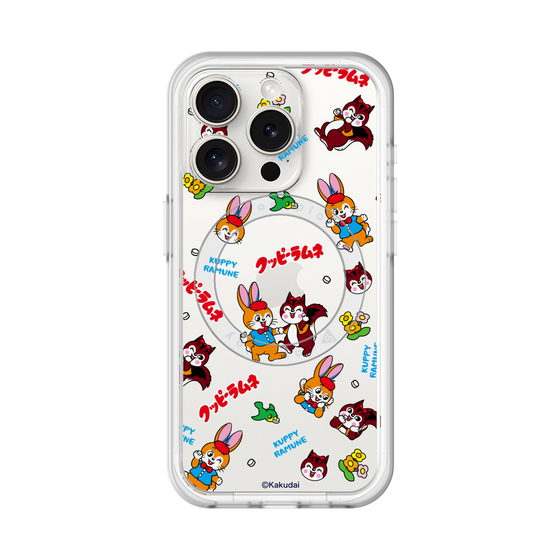 スリムプロテクションプレミアムケース with MagSafe［ クッピーラムネ - クッピーとラム ］